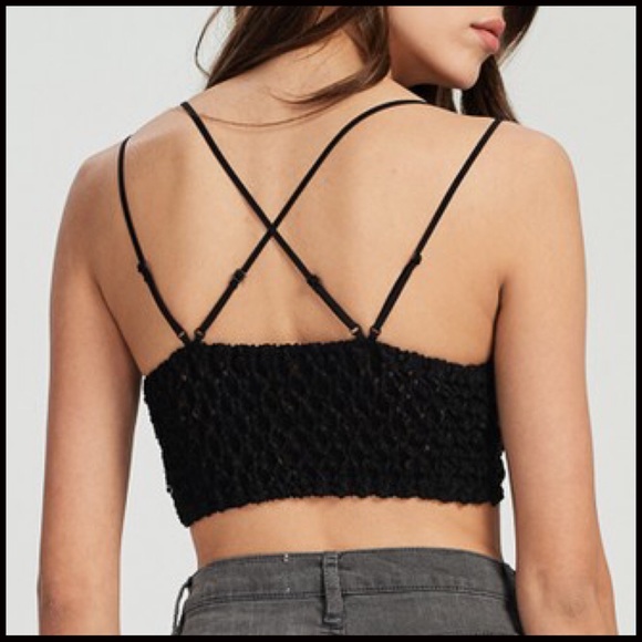 Double Strap Scalloped Lace Bralette - Picture 3 of 3